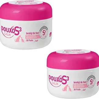 Douxo S3 Calm Pads | Twin Pack | 2 x 30 | Soothing Skin Care for Dogs and Cats | For Itchy, Irritated and Sensitive Skin | Hypoallergenic and pH Adjusted
