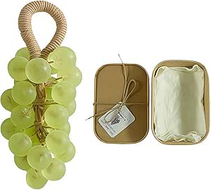 Handmade Crystal Grape Soap, Grape Soap on a Rope, Cold Bath Soaps, Home Decoration for Hand Washing, Unique Gift for Men and Women