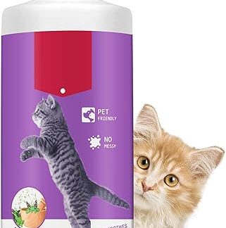 Cat Repellent Spray, Scratch Protection, Cat Deterrent, Anti Cat Spray for Indoor and Outdoor Use, Naturally Effective Dog Repellent Spray