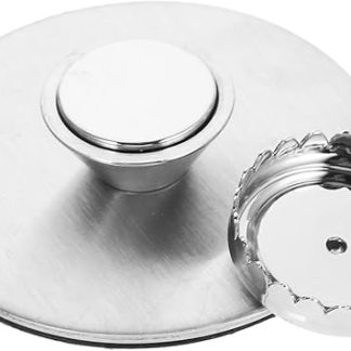 ABOOFAN Magnetic Soap Holder Stainless Steel Wall Mounted Soap Storage Stand Silver Nail Free Robust and Rust Resistant Modern Design for Kitchen and Bathroom