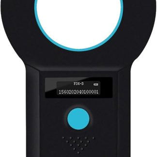 Smoostart Pet Microchip Scan, Animal Chip Reader, Chip Reader, Dog Chip Scanner, Cat ISO11784/(85) FDX-B/EMID Microchip Reader for Dogs/Cats, 1000 Data Can Be Stored (Black)