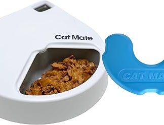Cat Mate C300 Automatic 3 Meal Feeder, with Digital Timer for Cats and Small Dogs