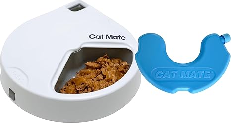 Cat Mate C300 Automatic 3 Meal Feeder, with Digital Timer for Cats and Small Dogs