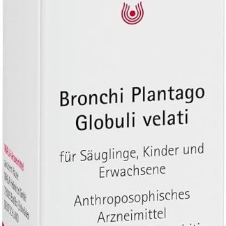 Bronchi Plantago Globules Velati, Naturally Effective for Coughs and Bronchitis, Promotes Mucus Solution and Relieves Acute and Long-Lasting Cough, for Infants, Children & Adults, 20 g