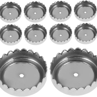 PRETYZOOM Pack of 10 Soap Holder Cover Magnetic Round Soap Holder Soap Pads for Soap Metal Soap Holder Soap Holder Soap Gripper Soap Dish Holder for