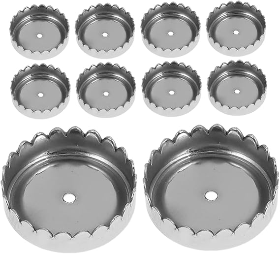 PRETYZOOM Pack of 10 Soap Holder Cover Magnetic Round Soap Holder Soap Pads for Soap Metal Soap Holder Soap Holder Soap Gripper Soap Dish Holder for