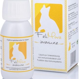 FeliMove Immune Booster for Strengthening and Modulating Immune System, for Immunobalance, PEA and EPA in High Concentration, Compatible with Itching, Allergies and Immune Problems, Liquid with 60 ml