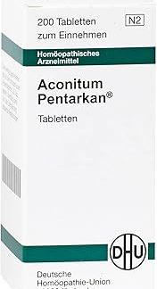 DHU Aconitum Pentarkan Tablets for Acute, Febrile Respiratory Infections, Pack of 200 Tablets