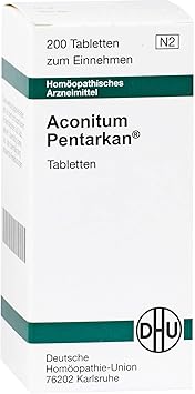DHU Aconitum Pentarkan Tablets for Acute, Febrile Respiratory Infections, Pack of 200 Tablets