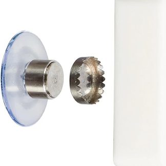 Soap Bar - Magnetic Wall Clip, Compact Suction Bowl | Savel for Bathroom, Bathtub, Shower with Drying Feature for Travel, Dorm