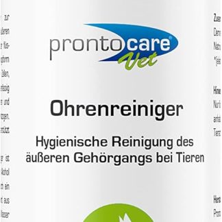 Prontocare - Vet 250 ml Ear Cleaner for Dogs and Cats | Minimises Itching, Burning and Head Shaking
