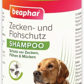 Beaphar Ticks & Fleas Shampoo | Tick Protection for Dogs and Cats over 12 Weeks old | Anti-flea Shampoo | Anti-tick Shampoo | 250 ml bottle
