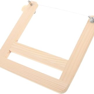 MAGICLULU Wooden Soap Cutter with Sharp Versatile Household Butter Cutter Portable Durable Soap Slicer for Handmade Soaps and DIY Cosmetics