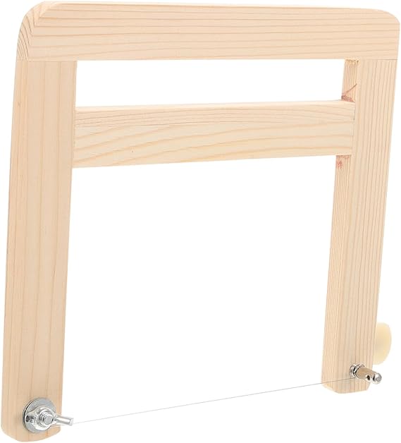 PartyKindom Handmade Wooden Soap Cutter Precise and Even Cutting Versatile Portable Soap Slicer for Handmade Soaps Clean and Shatterproof for Soap Making and