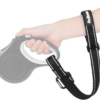 PetBonus Dog Lead, Wrist Strap, Safety Strap for Roller Lead, Dog Lead and Pram, Lockable Safety Lead with Adjustable Soft Padded Handle for Walks