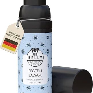 Belly® Dog Paw Balm - Heals, Repairs and Regenerates Dry, Cracked & Damaged Paws, Dog Paw Balm, Paw Care for Dogs, 50 ml