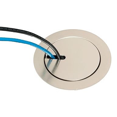 Arlington FLBC4580 4-1/2 Internal Diameter Round Concrete Floor Box PVC Nickel Plated