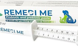 Remedi Me Probiotic and Prebiotic Paste to Soothe Intestinal Mucosa and Strengthen Feces - for Dogs and Cats (15 ml)