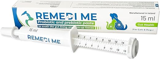 Remedi Me Probiotic and Prebiotic Paste to Soothe Intestinal Mucosa and Strengthen Feces - for Dogs and Cats (15 ml)