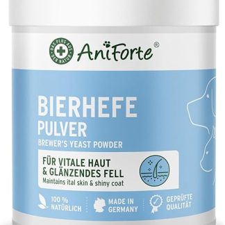 Aniforte Pure Brewer's Yeast 500 g – Various Sizes – Natural product for Dogs, Cats and Horses