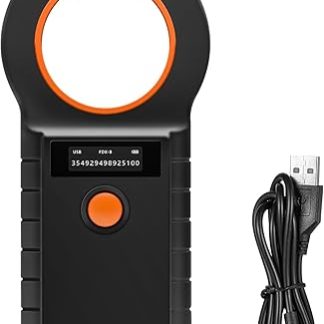 Gbformat Pet Microchip Scanner OLED Chip Reader for Dogs Rechargeable USB Animal Chip Reader Chip Reader Pet Chip ID Scanner for Pets
