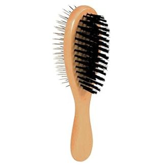 Wooden brush, double sided, 5 � 22 cm