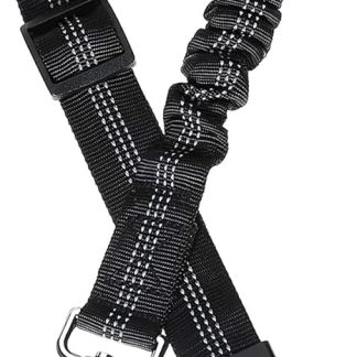Toozey Dog Seat Belt with Elastic Shock Absorption and Strong Carabiner - Adjustable Dog Harness - Maximum Safety for All Dog Breeds and Cats