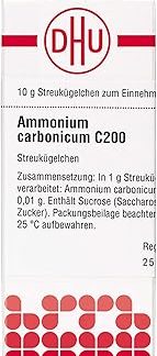 Ammonium carbonicum C200 DHU Globules, 10 g Globules
