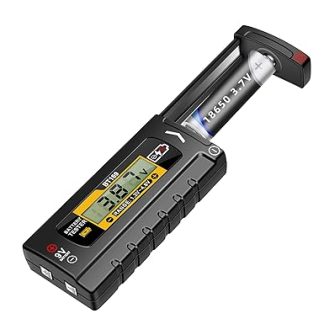 Battery Tester, Household Battery Tester, Digital Display Monitor Tester, Electric Device for Household, AA AAA C D 9 V Button Cell
