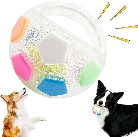 Pipihome The Mellow Dog Calming Ball, Antistressball Hundespielzeug Unzerstörbar, Intelligenzspielzeug Hundeball mit Handle, Interaktives Hundespielzeug Balls Kleine Mittlere Große Hunde