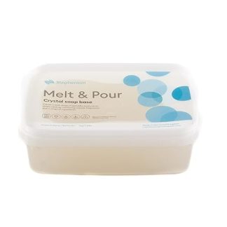 Stephensons Mystic Moments SOAP1KHCVS Melt & Pour Crystal Soap, 1 kg Pack