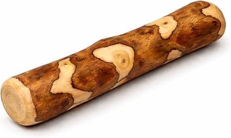 Olive Wood Chew Bone for Dogs - Chew Wood & Dog Toy - Dental Care & Durable Activity - Size L (250-400g), Wooden Bone 1 Pack