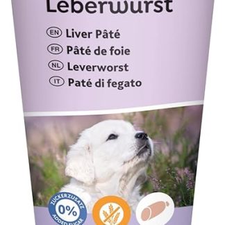 Trixie Junior Liver Sausage for Puppies | 75 g | Tasty Snack for Young Dogs | With Reduced Salt and Spice Content | With Green-Lipped Mussel and Seaweed Flour