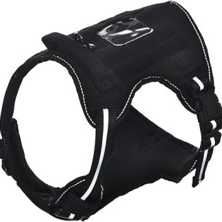 Amazon Basics Anti Pull Dog Harness Front Clip Vest Harness Black Medium