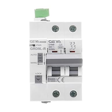 GEYA Automatic Restart Device with Circuit Breaker (AC220V+2P-MCB-25A)