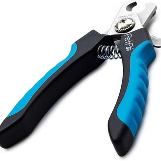PetPäl Professional Claw Scissors for Dogs and Cats in Animal Salon Quality, Claw Cutter, Easy and Safe at Home Claw Care Thanks to the Spacer, Safety Guard