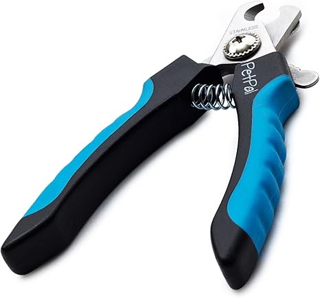 PetPäl Professional Claw Scissors for Dogs and Cats in Animal Salon Quality, Claw Cutter, Easy and Safe at Home Claw Care Thanks to the Spacer, Safety Guard