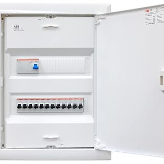 ABB (STRIEBEL&JOHN) Distributor Cavity Wall 2-Row UK624N3 Ready to Connect Wired with Terminal Block Assembly ABB 1x FI 4-Pin + 12x LS B16A