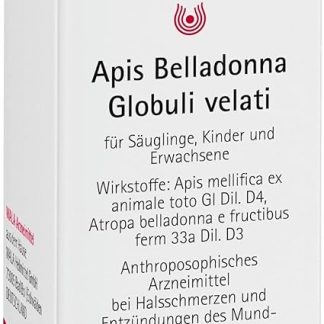 APIS BELLADONNA Globules Vela 20 g