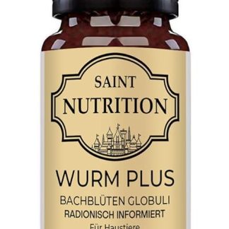 Saint Nutrition Vegan worm globules for animals - the worm treatment alternative for dogs and cats, deworming as well as natural diet for dogs and cats