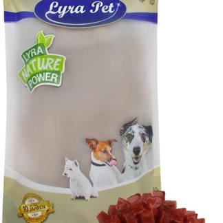 Lyra Pet® 1 kg Duck Breast Cube, Chew Snack from the Duck, Ideal Reward and Training Snack, Treat Also for Puppies and Older Dogs, Protein Rich and Low Fat, Resealable