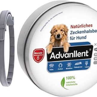 Advanllent Tick Collar for Dogs, Pack of 2, Flea Collar Dogs, Flea and Tick Collar Dog, Tick Protection, Flea Protection Collar for Dogs, 16 Months Tick Protection