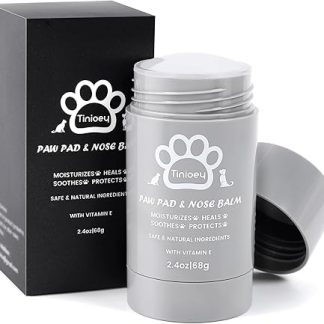 Tinioey Paw Balm Dog (68 g Stick) - Heals, Repairs and Restores Dry, Cracked & Damaged Paws, Paw Care Paw Protection Dog, Dog Paw Balm, Dog Accessories, Dog Gifts