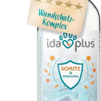 Ida Plus Wound Miracle - Unique Wound Complex Instead of Silver Spray for Dog, Cat, Horse - Anti-Inflammatory for Skin Injuries - Promotes Regeneration - Painless Use - With Probiotics