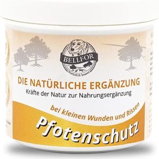 Bellfor Natural Ointment for Paw Protection Dogs Calendula, Coconut Fat & Insect Fat - Natural Protection Against Snow, Ice & Road Salt - Antibacterial and Nourishing - 100 ml