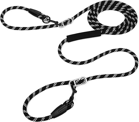 Dog Lead 3 m Dog Lead and Double Lead, Lightweight for Small to Large Dogs