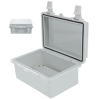 Sewroro Abs Anschlussdose Mit Montageplatte Ip67 Schutz Outdoor Elektrische Kasten Für Selbstgemacht Verkabelung Und Projekte 150x100x70mm