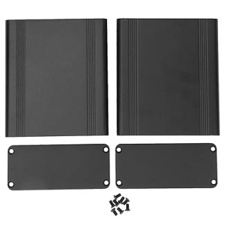 Kuuleyn Aluminium Cool Box, 38 x 88 x 100 mm DIY Aluminium Box, DIY Electronic Instrument Project Split Type Case