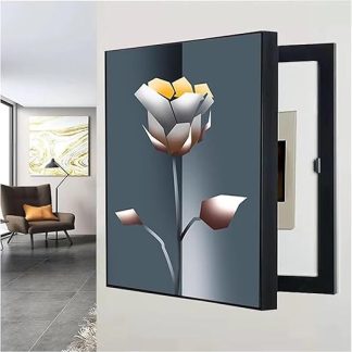 pykaaiiu Elektrokasten Tarnbild, Sicherungskasten Abdeckung, Schrank Stromverteiler Sicherungskasten,Motiv Kreativ Dekoratives Bild des Für Büro Esszimmer Heimdekoration(5,60 * 70cm)