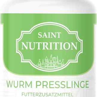 Saint Nutrition Deworming Pellets - Treatment for Animals Such as Cats, Dogs, Rabbits and Poultry - Before, During and After Infestation - Natural Remedy for Stomach and Intestines in Case of Worm Infestation